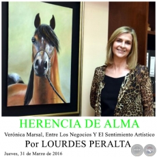 HERENCIA DE ALMA - Por LOURDES PERALTA - Jueves, 31 de Marzo de 2016